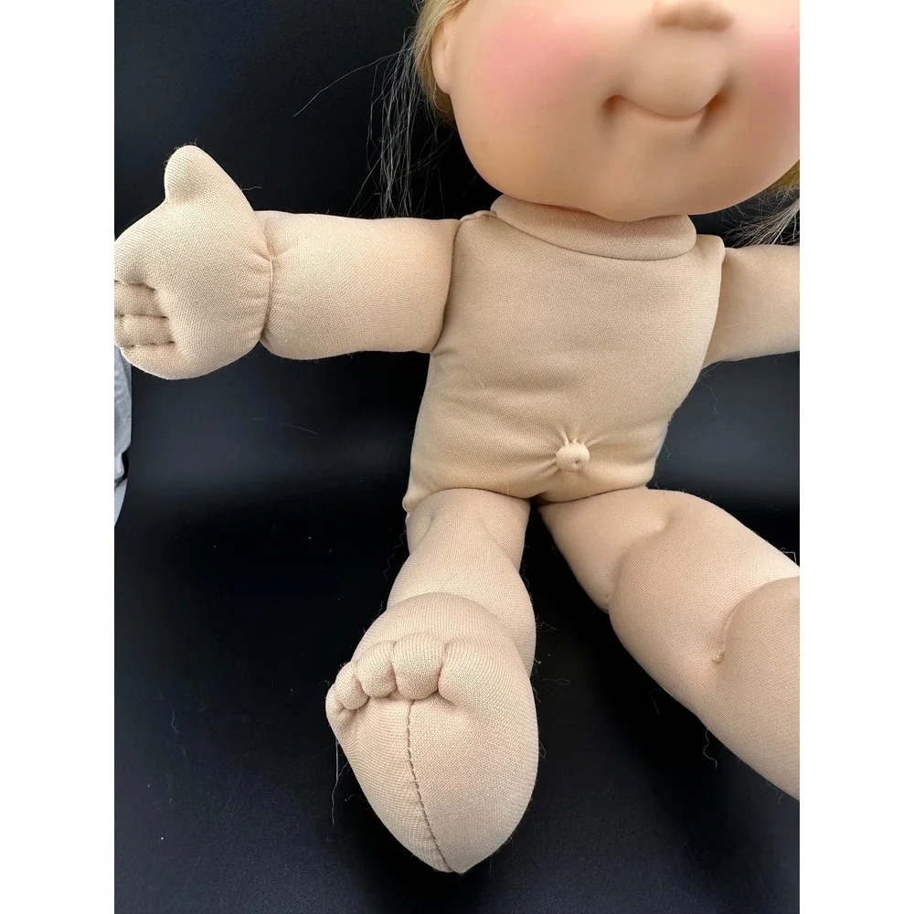 Cabbage Patch Kid Cornsilk‎ Pink Color Doll Blonde Blue Eyes Girl 14